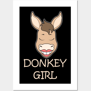 Donkey Girl Posters and Art